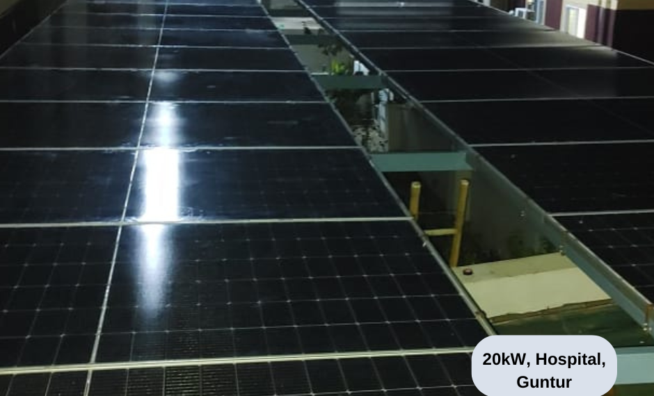 20 kW Solar Installation in Guntur for hospital