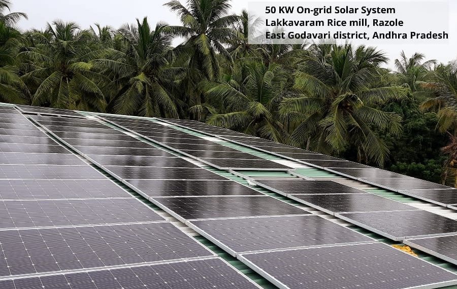 Lakkavaram Rice Mill - 50kW Solar Installation in Razole -3